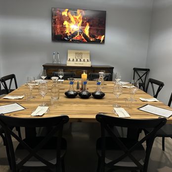Prosper Wine House - Vino room - this is a private room that holds 12 people comfortably with a view of our glass wine room. - Wine Bars Near Me - Prosper, Texas