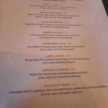 Fairfax - Menu - Cocktail Bars Near Me - Houston, Texas Fairfax - Menu - Cocktail Bars Near Me - Houston, Texas