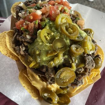 Weenie Queen - Best Nachos in town, Love my Carne Asada Nachos! Get the Large and share if you can - Hot Dogs Near Me - Spring Valley, California Weenie Queen - Best Nachos in town, Love my Carne Asada Nachos! Get the Large and share if you can - Hot Dogs Near Me - Spring Valley, California