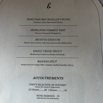 Bar Pigalle - Summer 2026 Tasting Menu ($95/pp) - Cocktail Bars Near Me - Detroit, Michigan