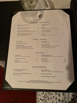 Menu photo 2 Hyde Park Prime Steakhouse Columbus, OH