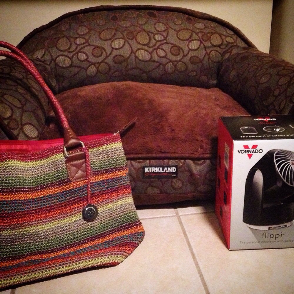 GTM Stores - Santee - All of this (plus a men's linen shirt) for $60! (The Sak purse, Vornado Flippi, and Kirkland dog bed.) - Discount Store Near Me - Santee, California GTM Stores - Santee - All of this (plus a men's linen shirt) for $60! (The Sak purse, Vornado Flippi, and Kirkland dog bed.) - Discount Store Near Me - Santee, California