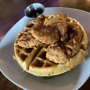 Drunch Eatery + Bar - Chicken and Waffles Savorie - Breakfast & Brunch Near Me - Columbus, Ohio