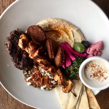 Saha Eatery - Chicken bowl add beef kebab add falafel I love this place. - Lebanese Near Me - Squamish, British Columbia Saha Eatery - Chicken bowl add beef kebab add falafel I love this place. - Lebanese Near Me - Squamish, British Columbia