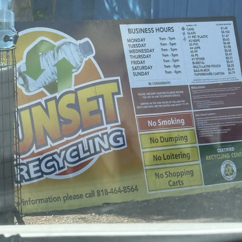 Sunset Recycling Center - Recycling Center Near Me - West Covina, California Sunset Recycling Center - Recycling Center Near Me - West Covina, California