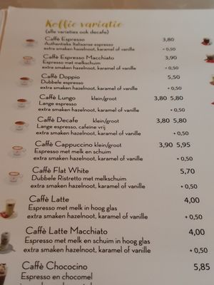 Menu photo 1 Grand Cafe 1e Klas Amsterdam, NH Menu photo 1 Grand Cafe 1e Klas Amsterdam, NH