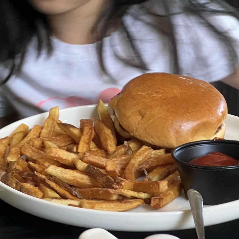 Trezeros Kitchen + Tap - kids menu burger and fries - Cocktail Bars Near Me - Mount Prospect, Illinois Trezeros Kitchen + Tap - kids menu burger and fries - Cocktail Bars Near Me - Mount Prospect, Illinois