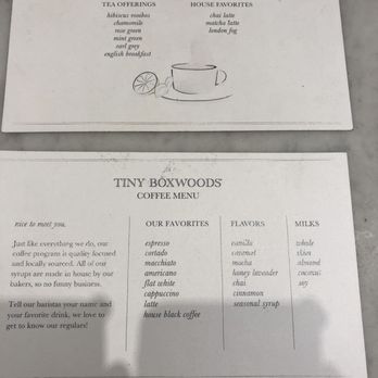 Tiny Boxwoods - Coffee & tea - New American Near Me - Houston, Texas Tiny Boxwoods - Coffee & tea - New American Near Me - Houston, Texas