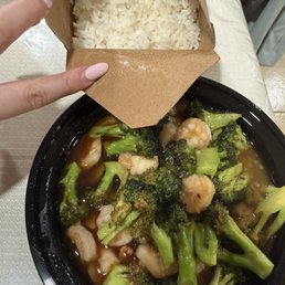 Broccoli shrimp Broccoli shrimp