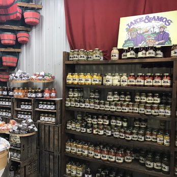 Virginia Carolina Enterprises - shelves of jars of preserves - Fruits & Veggies Near Me - Cana, Virginia Virginia Carolina Enterprises - shelves of jars of preserves - Fruits & Veggies Near Me - Cana, Virginia