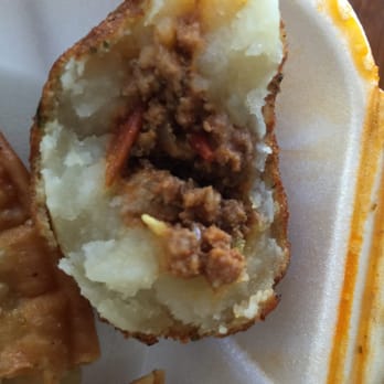 Sol Cubano - Potato balls filled with ground beef. Yum! - Cuban Near Me - North Highlands, California Sol Cubano - Potato balls filled with ground beef. Yum! - Cuban Near Me - North Highlands, California