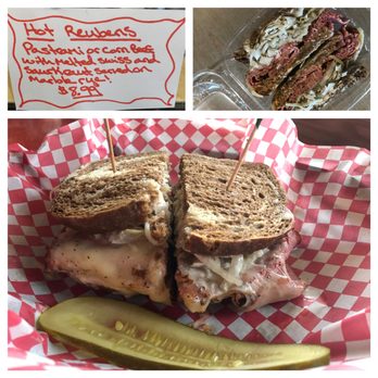Putney General Store - Nothing is better than a tasty Reuben! Eat it at the Store (great seating overlooking Sacketts Brook) or takeout to eat wherever! - Delis Near Me - Putney, Vermont