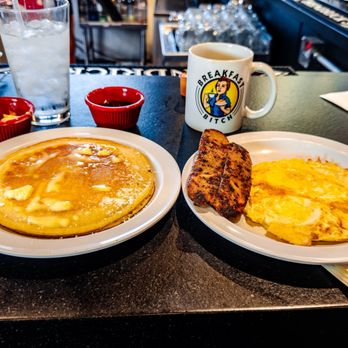 Breakfast Bitch - Pancake, Chicken Apple Sausage, Eggs - Breakfast & Brunch Near Me - Phoenix, Arizona Breakfast Bitch - Pancake, Chicken Apple Sausage, Eggs - Breakfast & Brunch Near Me - Phoenix, Arizona
