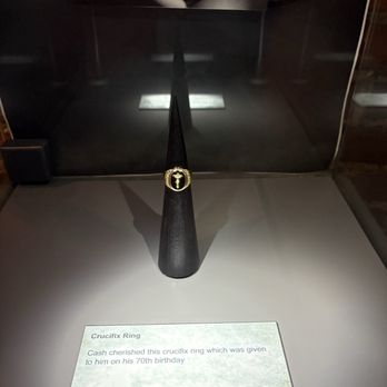 Johnny Cash Museum - JC's crucifix wring - Museums Near Me - Nashville, Tennessee