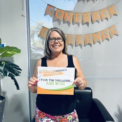 The Exercise Coach - Gilbert - Client Cheryl - winner of our Metabolic Comeback Challenge in Spring 2023