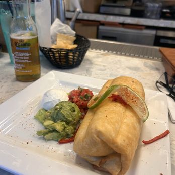 Sandbar Cocina y Tequila - Shrimp and crab Chimichanga - Sports Bars Near Me - Santa Barbara, California