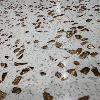 OddFellows Ice Cream - Cool table with gold flakes. - Ice Cream & Frozen Yogurt Near Me - Tampa, Florida OddFellows Ice Cream - Cool table with gold flakes. - Ice Cream & Frozen Yogurt Near Me - Tampa, Florida