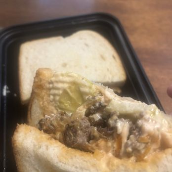 Eggbred - Cheeseburger Chopped Cheese Toastie - Breakfast & Brunch Near Me - Fruit Cove, Florida Eggbred - Cheeseburger Chopped Cheese Toastie - Breakfast & Brunch Near Me - Fruit Cove, Florida