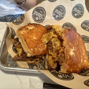 The Stand - American Classics Redefined - Short Rib grilled cheese!!!! Once again OMG!!! Off the Chain DELICIOUS - New American Near Me - Whittier, California