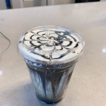 Cafe Comma - Charcoal coconut Coffee - Coffee & Tea Near Me - Atlanta, Georgia Cafe Comma - Charcoal coconut Coffee - Coffee & Tea Near Me - Atlanta, Georgia