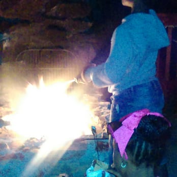 Timberline Lodge - Smores at the fire pit - Hotels Near Me - Big Bear Lake, California