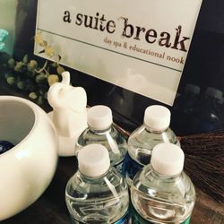 A Suite Break Day Spa & Educational Nook - Snacks and water. Must haves!
