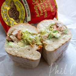 Tj's Submarines - Mesquite Chicken & Bacon Sandwich (small) with avocado
