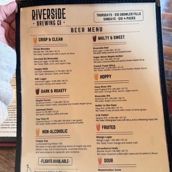 Riverside Brewing Company - Beers - no prices listed - Breweries Near Me - Cambridge Springs, Pennsylvania