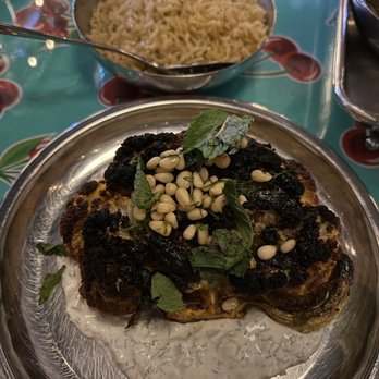 Laser Wolf - Cauliflower. Flavors were great but a little too charbroiled for us. - Middle Eastern Near Me - Philadelphia, Pennsylvania Laser Wolf - Cauliflower. Flavors were great but a little too charbroiled for us. - Middle Eastern Near Me - Philadelphia, Pennsylvania
