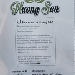 Huong Sen - Speisekarte  Huong Sen