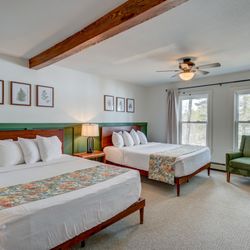 Oak Room with lake views.