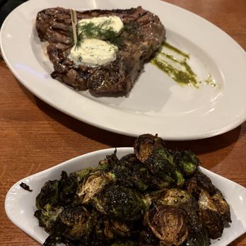 Ables Steakhouse - Porterhouse and fried brussel sprouts - Steakhouses Near Me - Burien, Washington