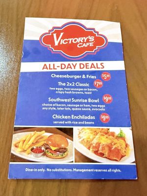 Menu photo 1 Victory's Cafe North Las Vegas, NV Menu photo 1 Victory's Cafe North Las Vegas, NV