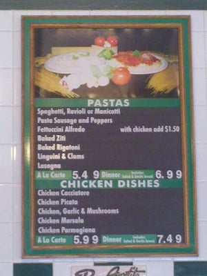 Menu photo 8 Gina's Pizzeria Montebello, CA