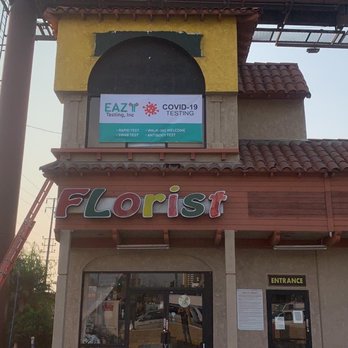 Eazy Testing - street sign view - Laboratory Testing Near Me - Los Angeles, California