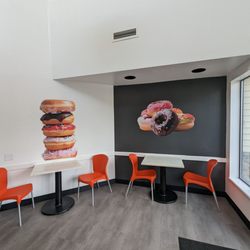 Mr. Maple Donuts - Modern interior with whimsical decor