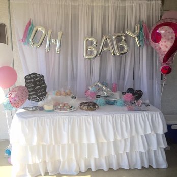 AM Decorations - My gender reveal bbq setup by A.M Decorations - Party Equipment Rentals Near Me