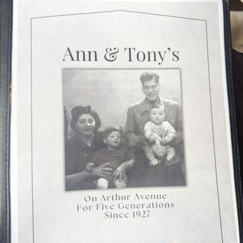 Ann & Tony's Restaurant - Italian Near Me - Bronx, New York Ann & Tony's Restaurant - Italian Near Me - Bronx, New York