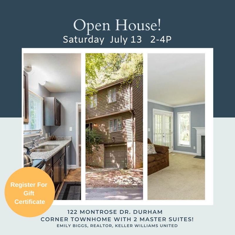 EMILY BIGGS REALTY Updated May 2024 921 Morreene Rd, Durham, North