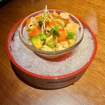Koi - Ceviche of scallop, salmon, ikura - Sushi Bars Near Me - Houston, Texas Koi - Ceviche of scallop, salmon, ikura - Sushi Bars Near Me - Houston, Texas