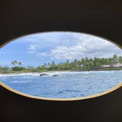 Kona Glass Bottom Boat - Kona coast from the windows