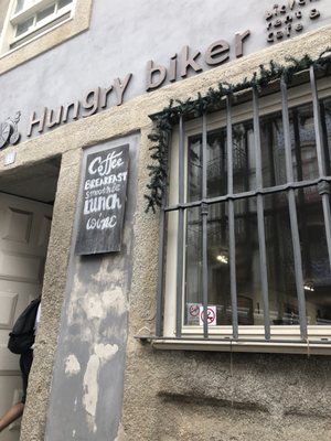 Hungry biker cafe by null
