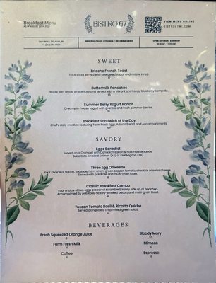 Menu photo 1 Bistro 67 Delavan, WI