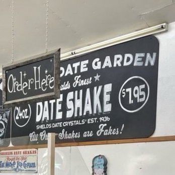 Shields Date Garden - The shake was bigger before and cheaper 24oz now 21oz - Fruits & Veggies Near Me - Indio, California Shields Date Garden - The shake was bigger before and cheaper 24oz now 21oz - Fruits & Veggies Near Me - Indio, California