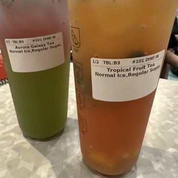 One More Bite Dumpling House - Tropical fruit tea Aurora Galaxy Tea - Dim Sum Near Me - Loma Linda, California One More Bite Dumpling House - Tropical fruit tea Aurora Galaxy Tea - Dim Sum Near Me - Loma Linda, California