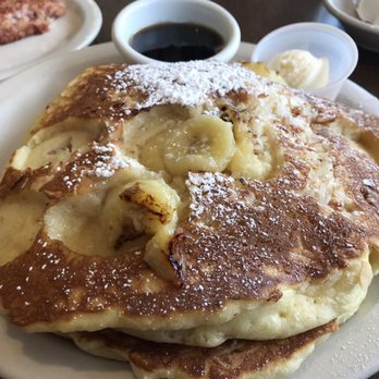 Bill's Cafe - Hawaiian pancakes are huge and for sharing!! - Breakfast & Brunch Near Me - Fremont, California