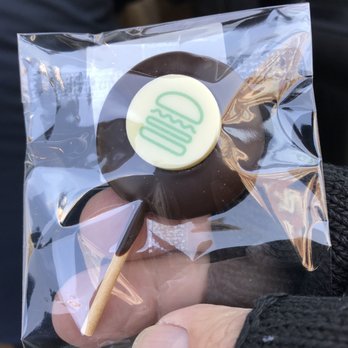 Shake Shack Central West End - Lollipop given out on Opening Day - Ice Cream & Frozen Yogurt Near Me - St. Louis, Missouri Shake Shack Central West End - Lollipop given out on Opening Day - Ice Cream & Frozen Yogurt Near Me - St. Louis, Missouri