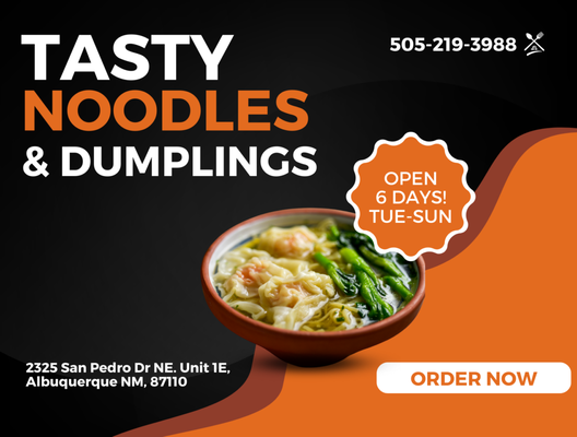 Tasty Noodles & Dumplings by null