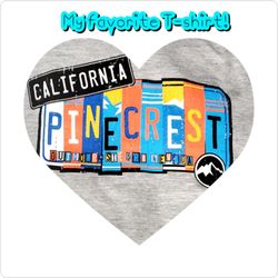 Rich and Sal's Pinecrest Sport Shop - My favorite T-shirt has letters that spell "PINECREST" from license plates. Darling!