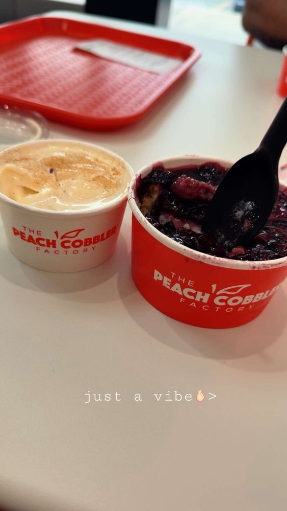 Food from The Peach Cobbler Factory